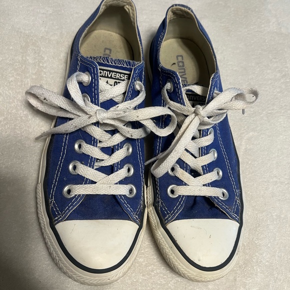 Blue Chuck Taylor Converse Allstar low sneaker - Picture 1 of 5